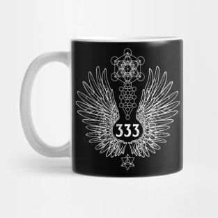 Angel Number 333 Sacred Geometry Mug